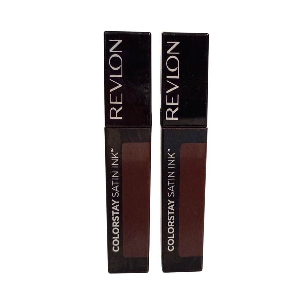 2X Revlon‎ ColorStay Satin Ink Liquid Lipstick 0.17 fl oz., 022 BLACK CHERRY New